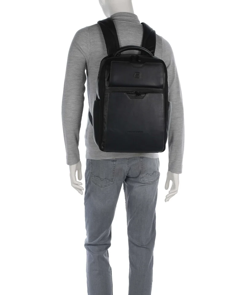 Piquadro Ael Sac à dos d'ordinateur black
