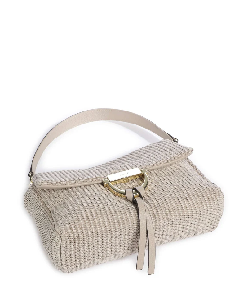 Abro Raffia Classica Temi Sac porté épaule sahara