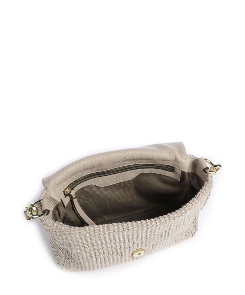 Abro Raffia Classica Temi Sac porté épaule sahara