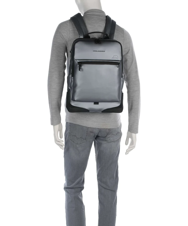 Piquadro C2OWD Sac à dos metal grey