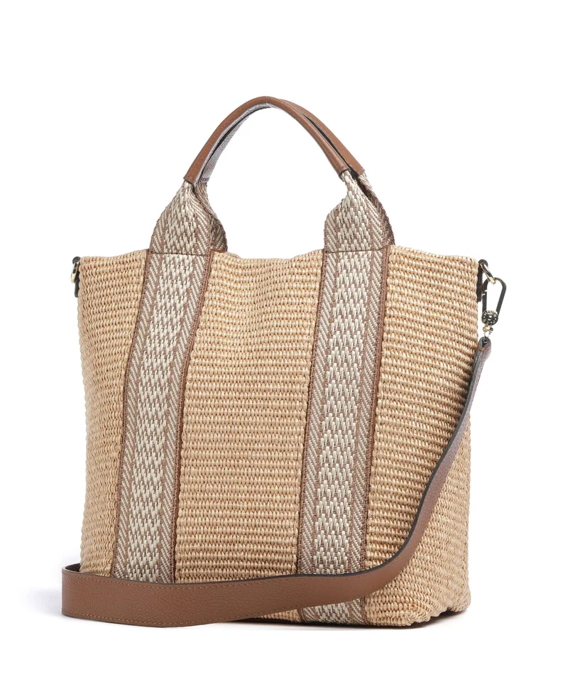 Abro Raffia Kaia Sac à main natural