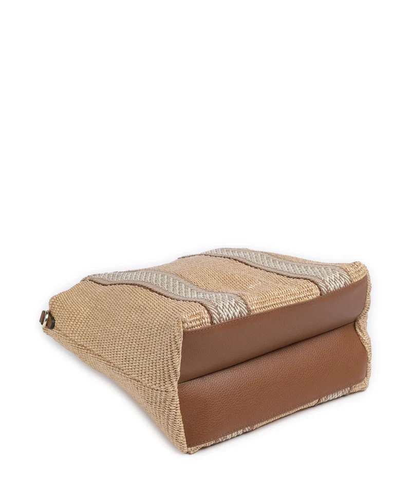 Abro Raffia Kaia Sac à main natural