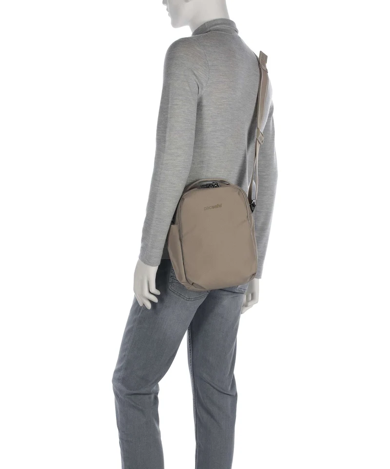 Pacsafe V Sac bandoulière beige