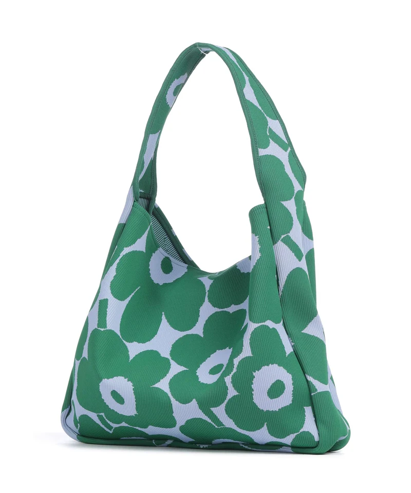 Marimekko Knitted Unikko Sac fourre-tout dark green/blue