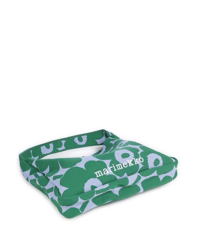 Marimekko Knitted Unikko Sac fourre-tout dark green/blue