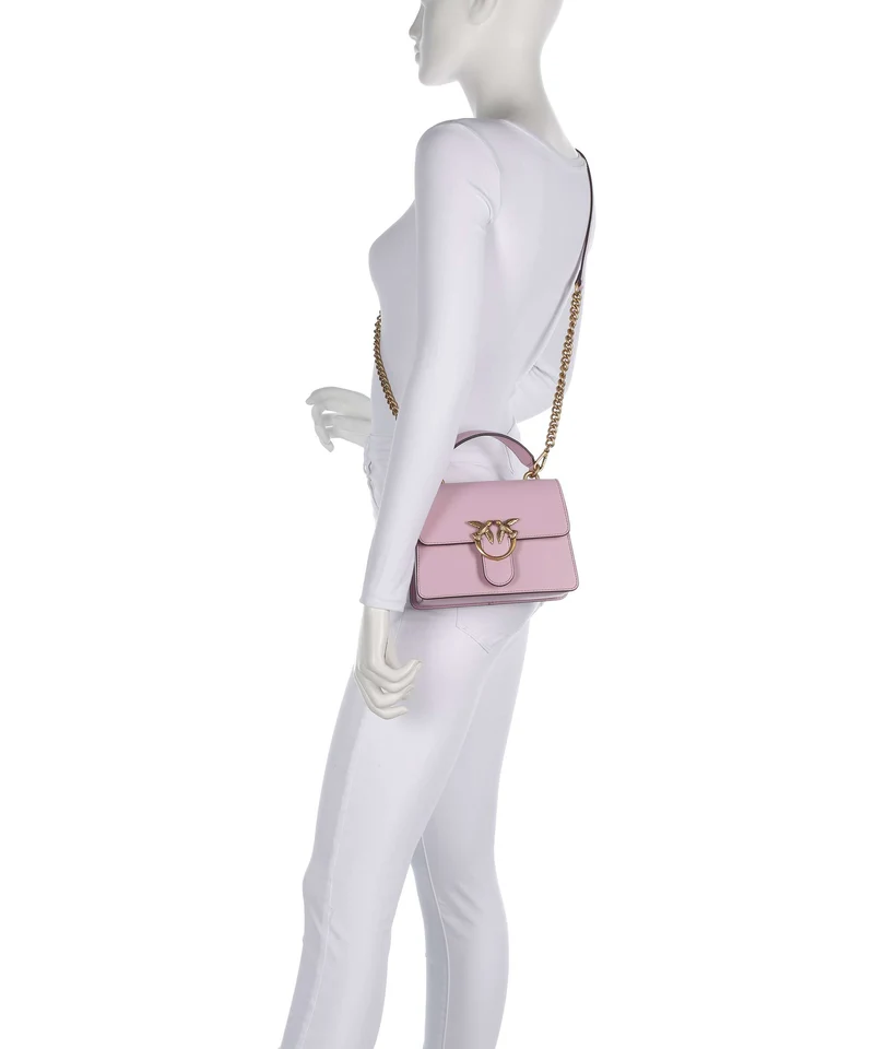 Pinko Love One Mini Sac à main rosa chiaro/antique gold