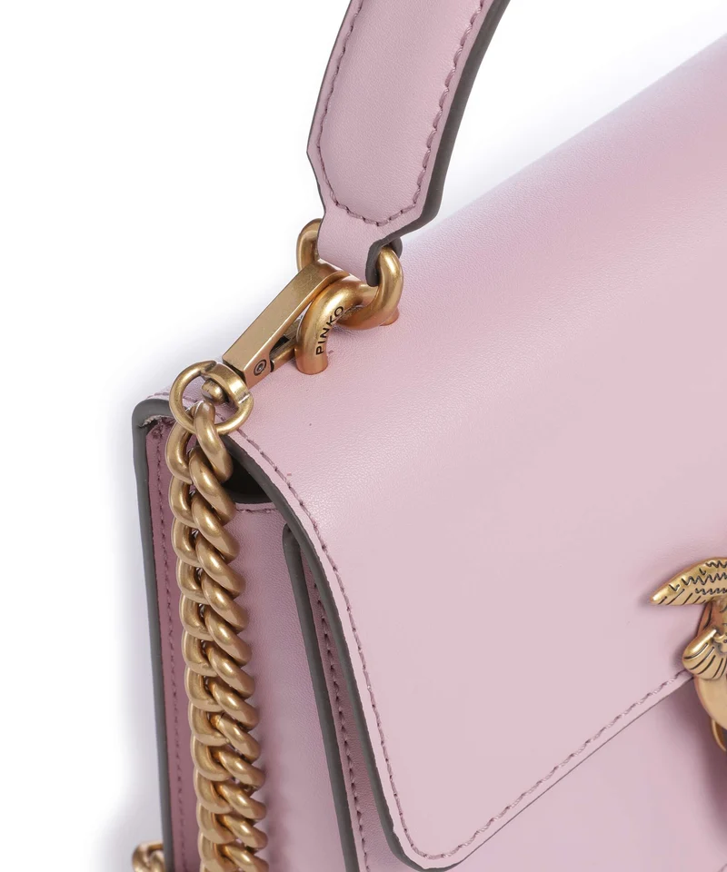 Pinko Love One Mini Sac à main rosa chiaro/antique gold