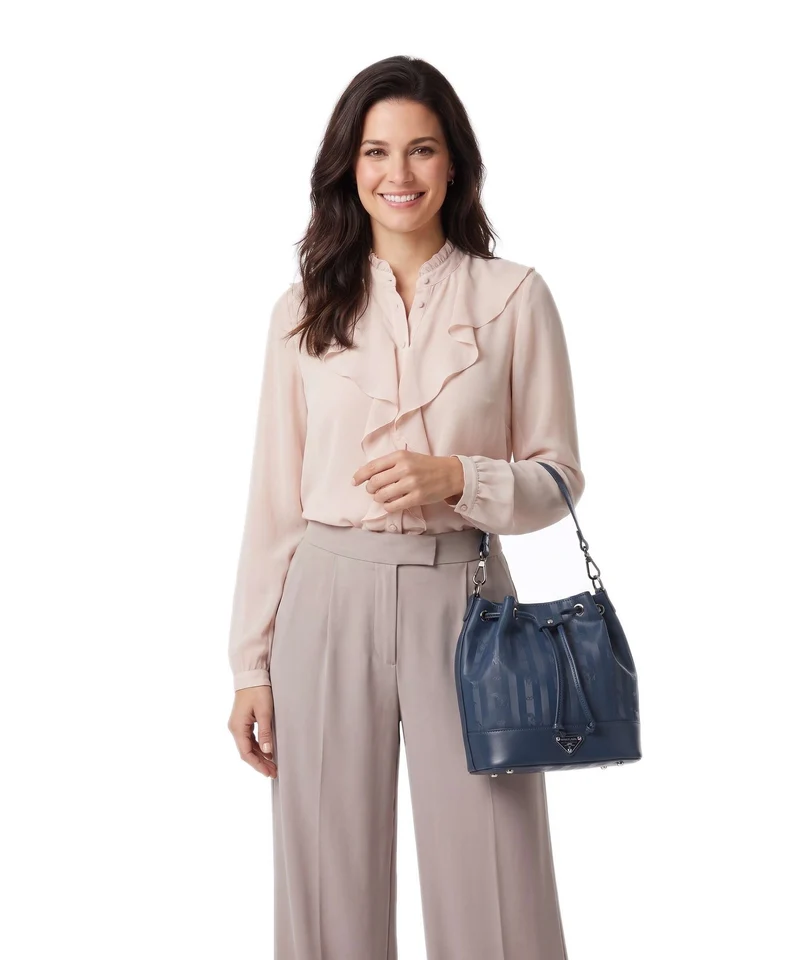 Maison Mollerus Vinerus Sion Sac seau deep blau