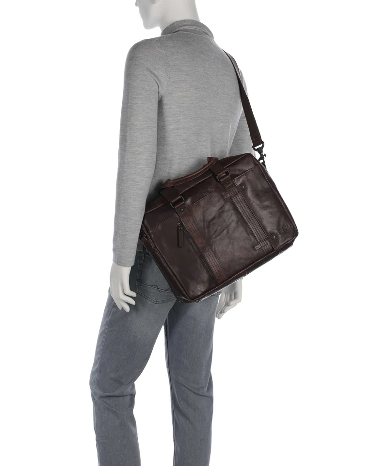 Spikes & Sparrow Bronco Dexter Porte-document dark brown