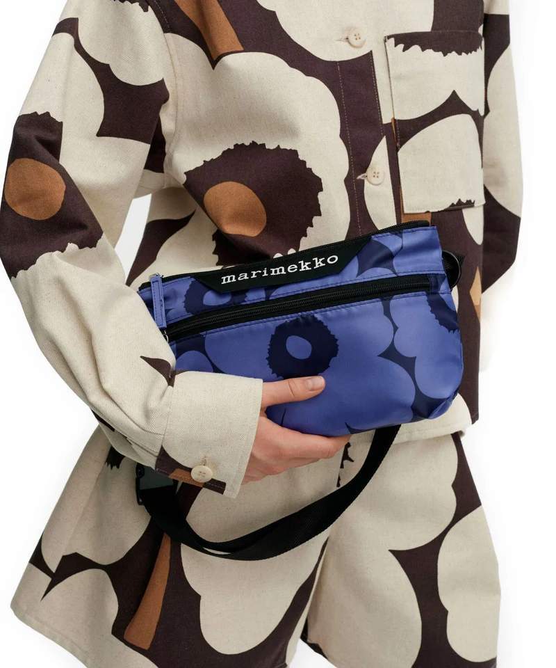 Marimekko Neat Unikko S Sac bandoulière blue/dark blue