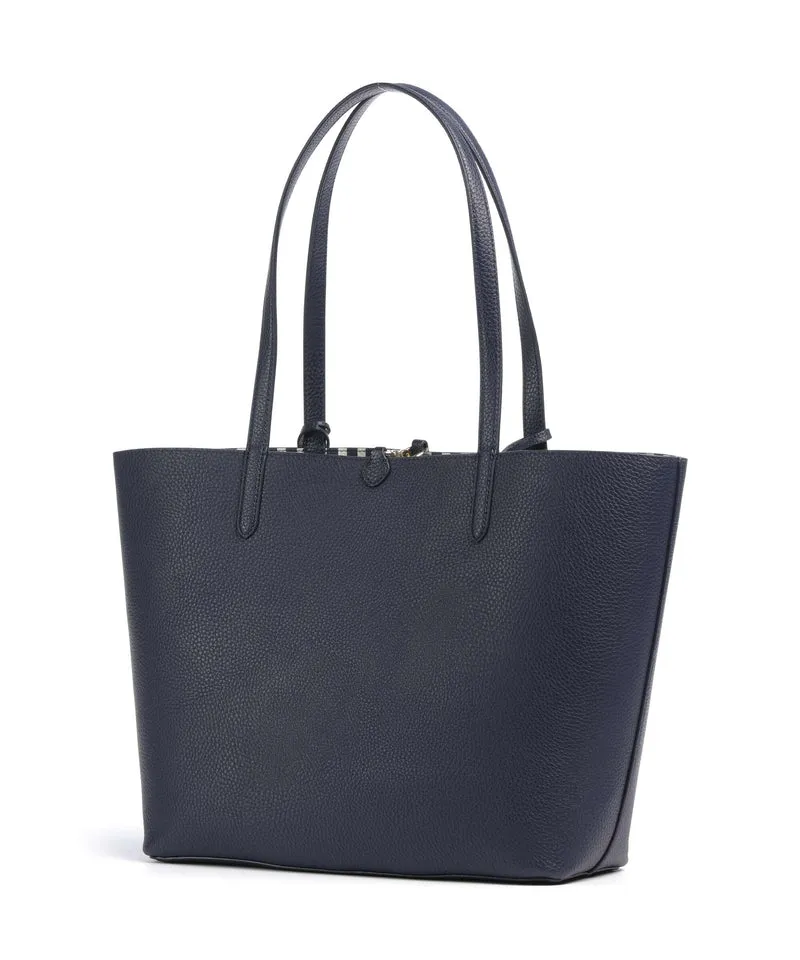 Lauren Ralph Lauren Medium Cabas refined navy/skinny stripe