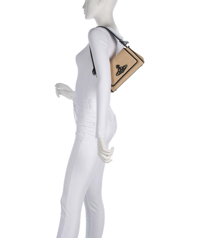 Vivienne Westwood Hazel Medium Sac porté épaule natural