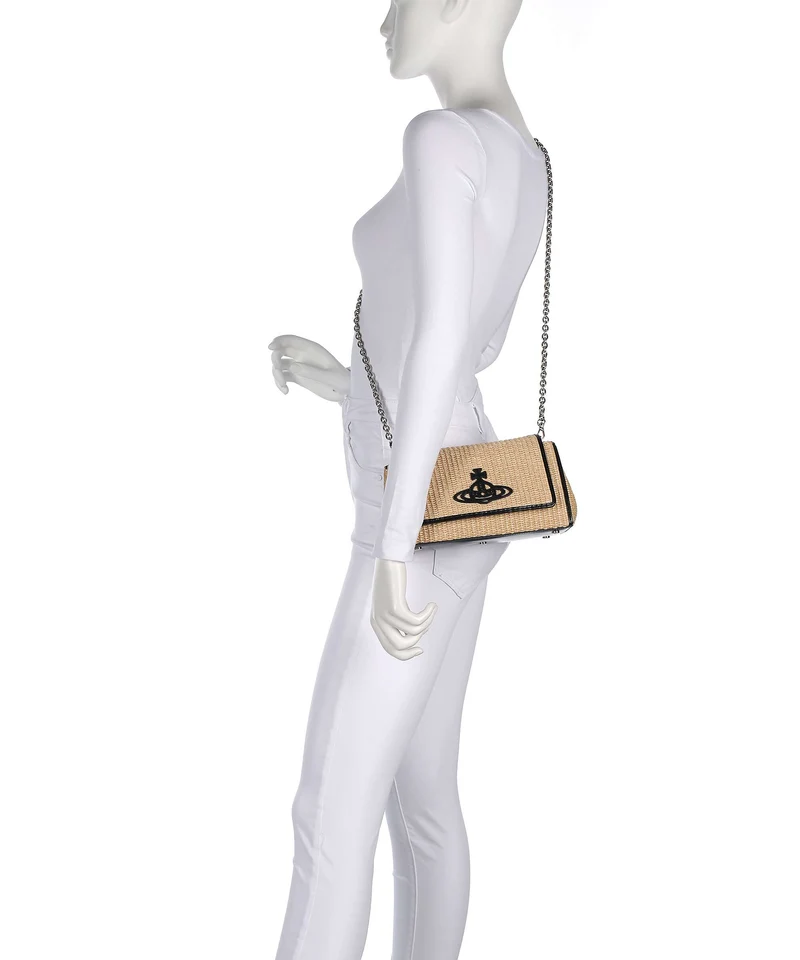 Vivienne Westwood Hazel Medium Sac porté épaule natural
