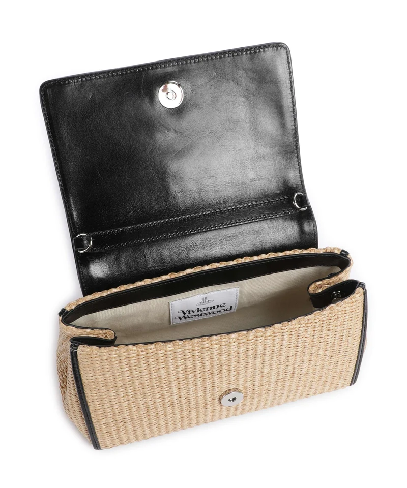 Vivienne Westwood Hazel Medium Sac porté épaule natural