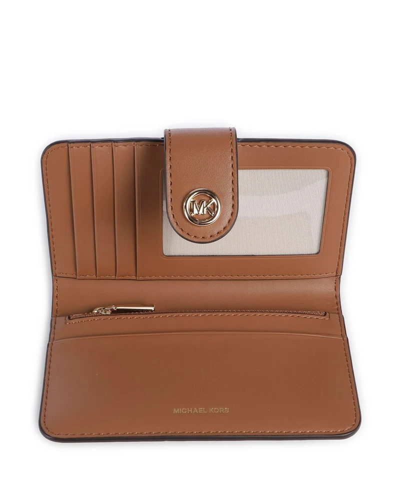 Michael Kors MK Pop Charm Medium Portefeuille brown/acorn
