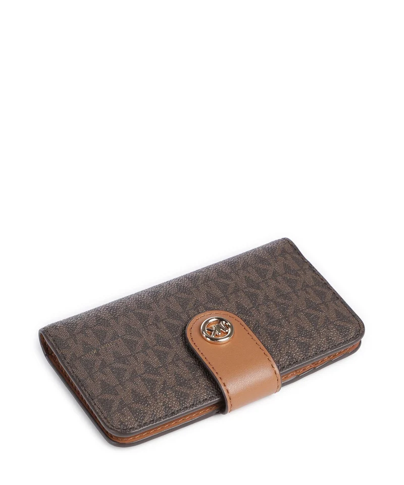 Michael Kors MK Pop Charm Medium Portefeuille brown/acorn