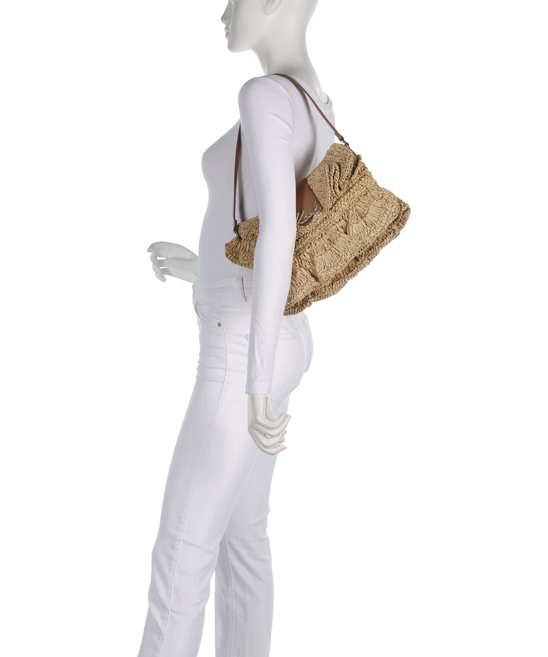 Karl Lagerfeld K/Signature Sac porté épaule natural/tan