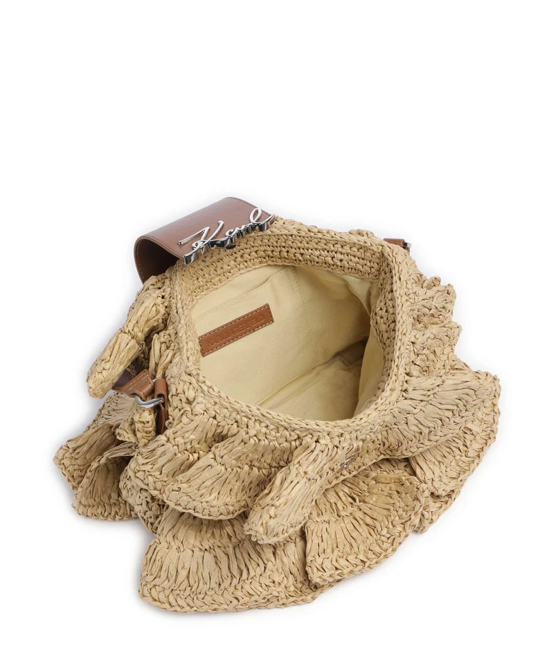 Karl Lagerfeld K/Signature Sac porté épaule natural/tan