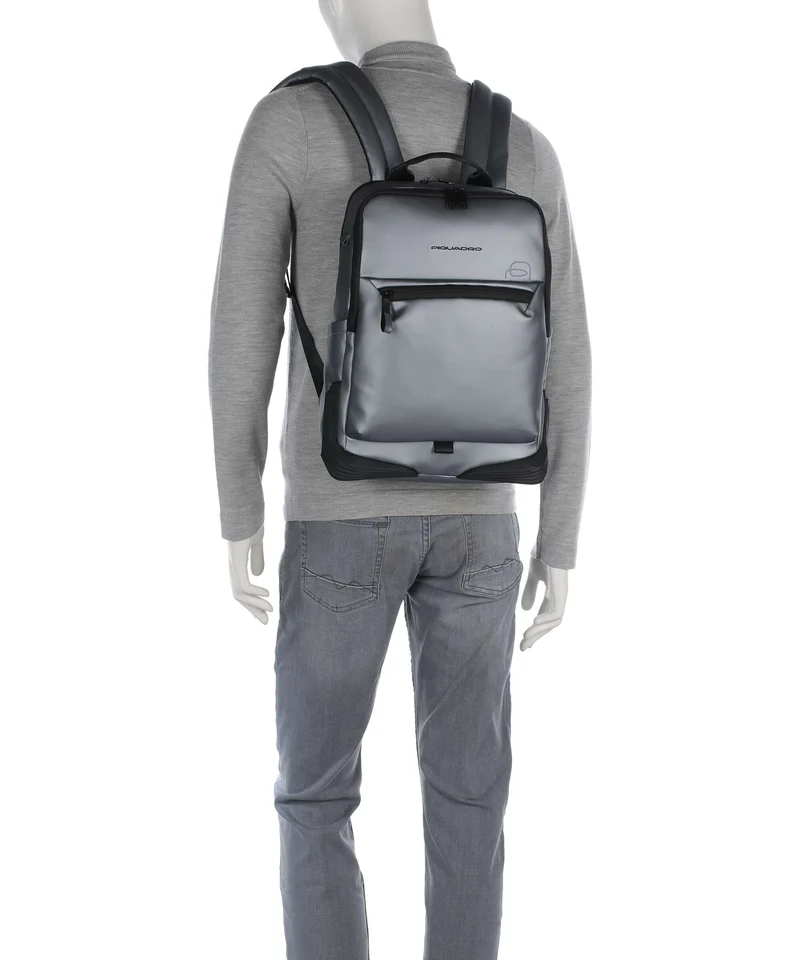 Piquadro Corner 2.0 Sac à dos metal grey