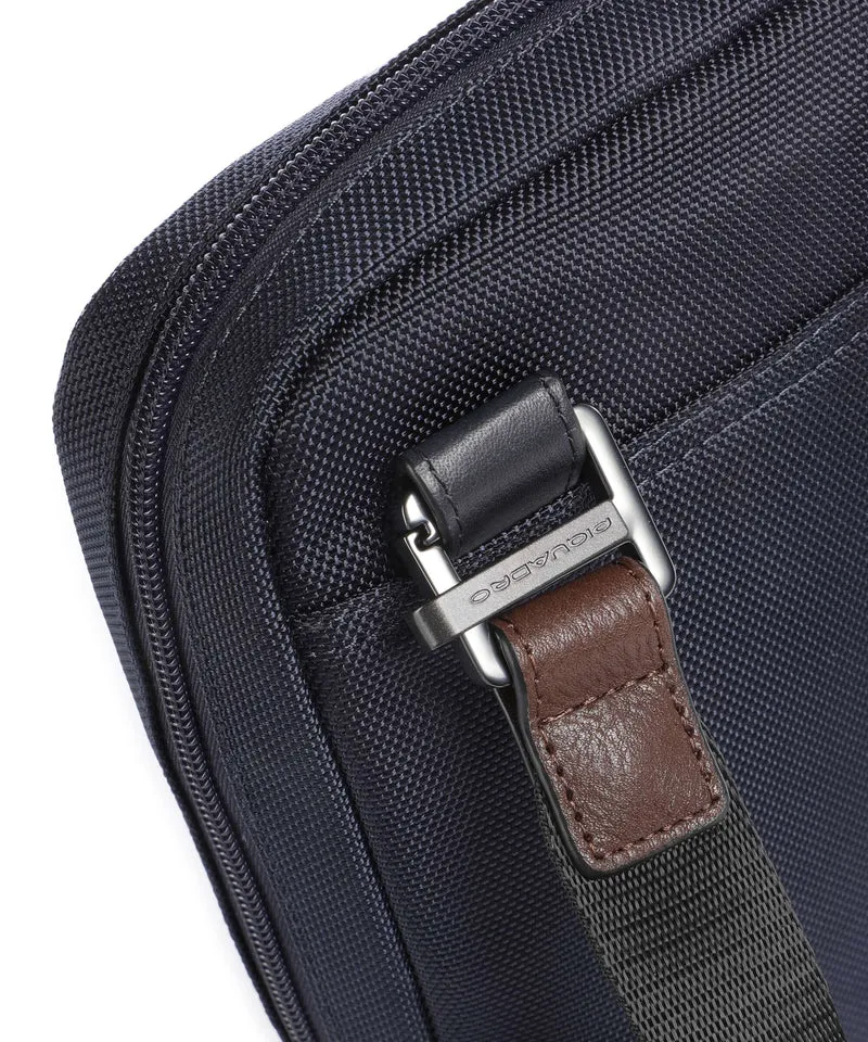 Piquadro Brief 2 Sac bandoulière blue/cognac