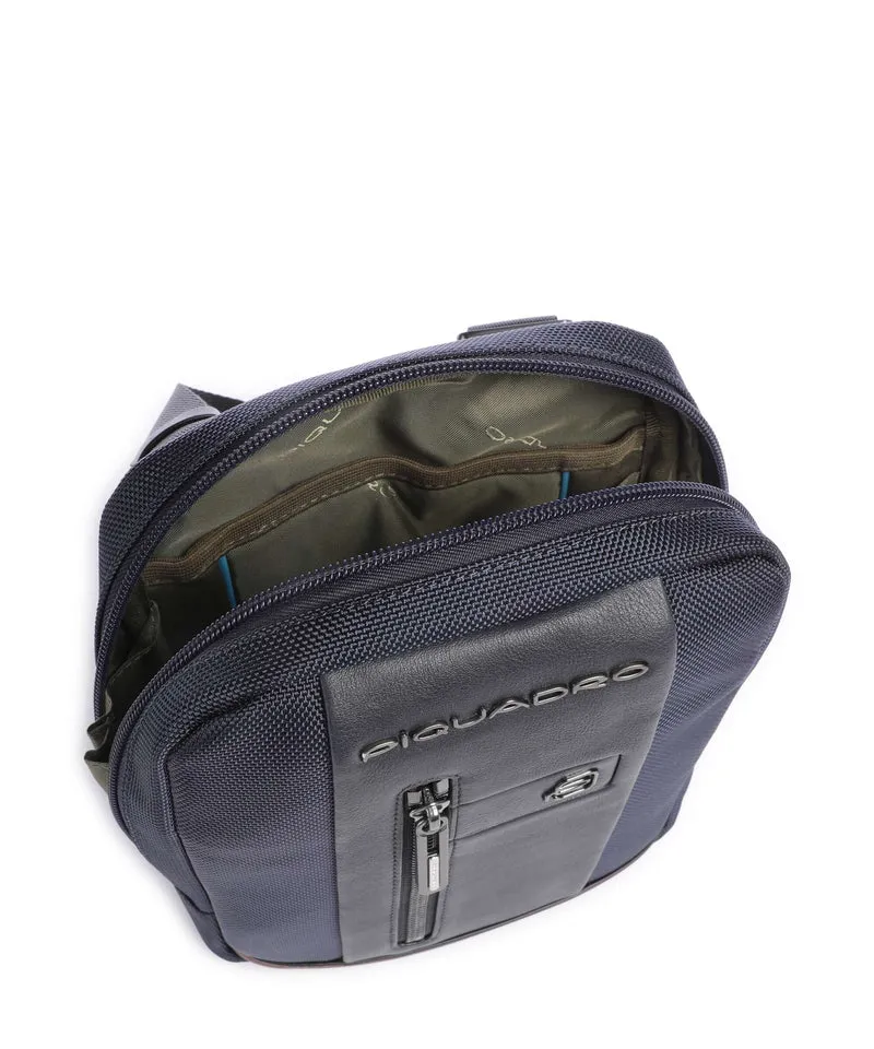 Piquadro Brief 2 Sac bandoulière blue/cognac