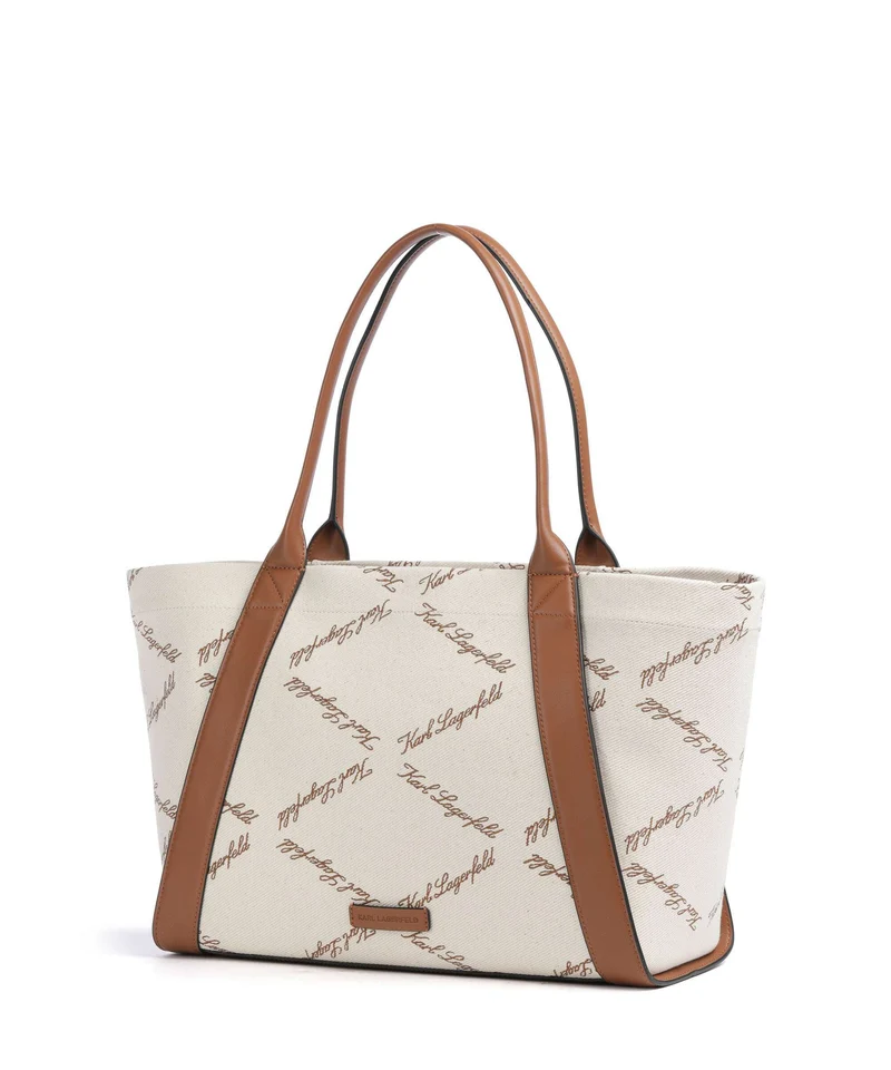 Karl Lagerfeld K/Ville Small Cabas natural canvas/tan