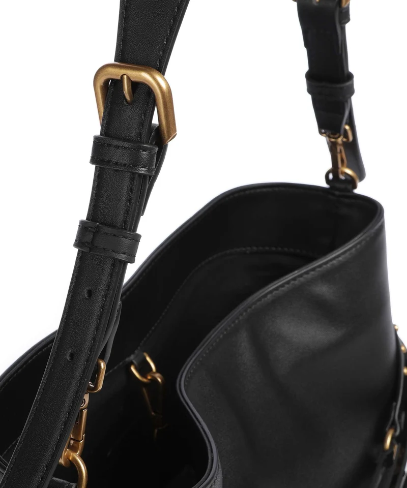 Pinko Belt Classic Sac seau nero/antique gold