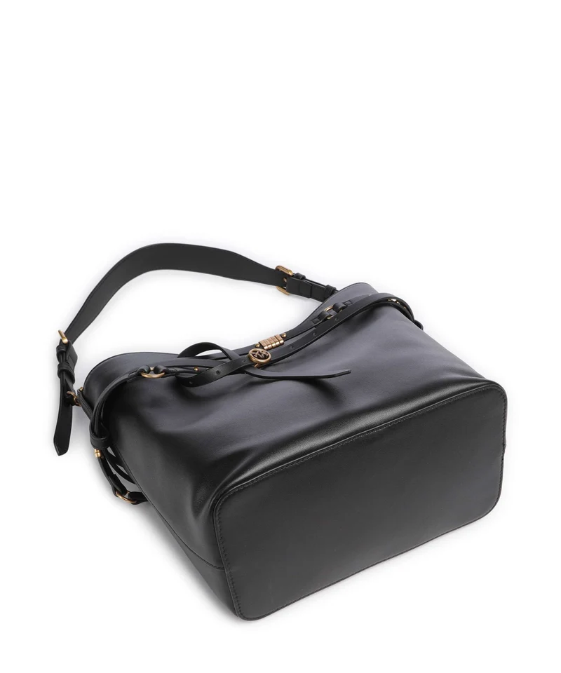 Pinko Belt Classic Sac seau nero/antique gold
