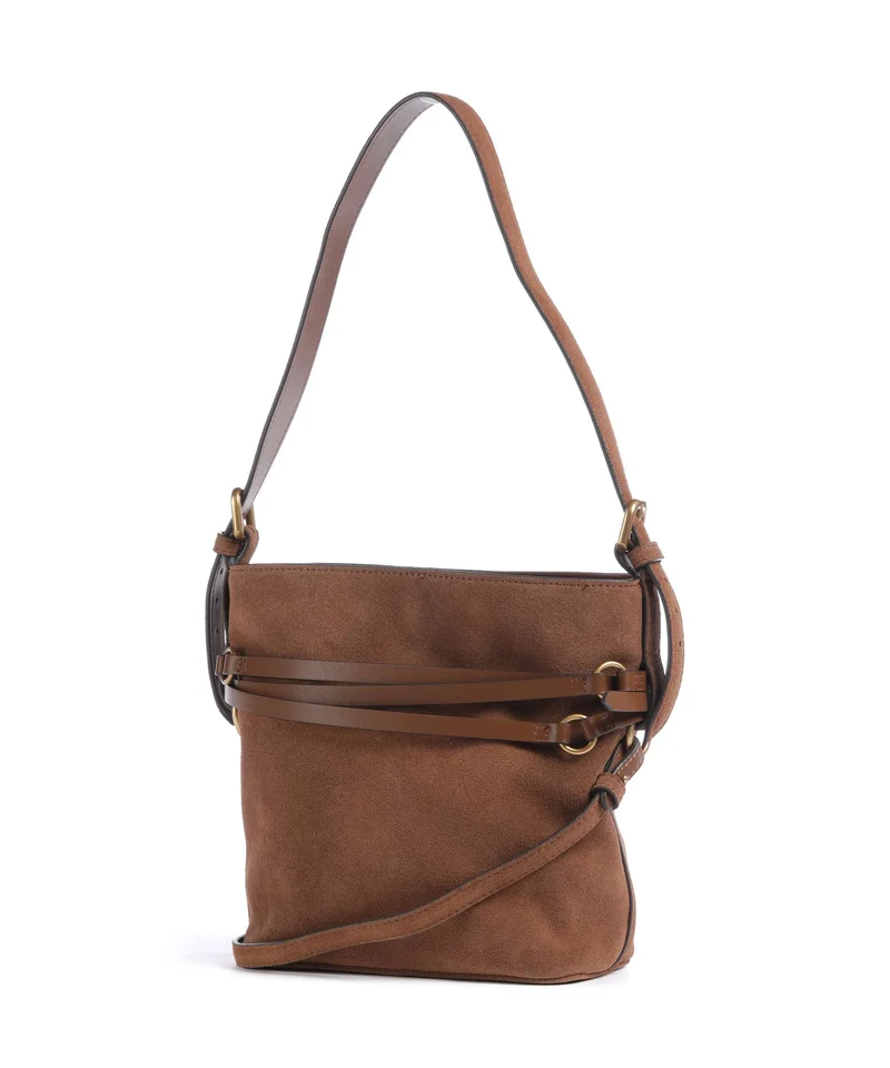 Pinko Belt Mini Sac seau marrone/leone/antique gold