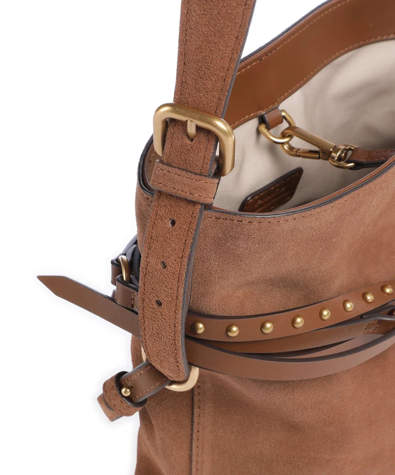 Pinko Belt Mini Sac seau marrone/leone/antique gold