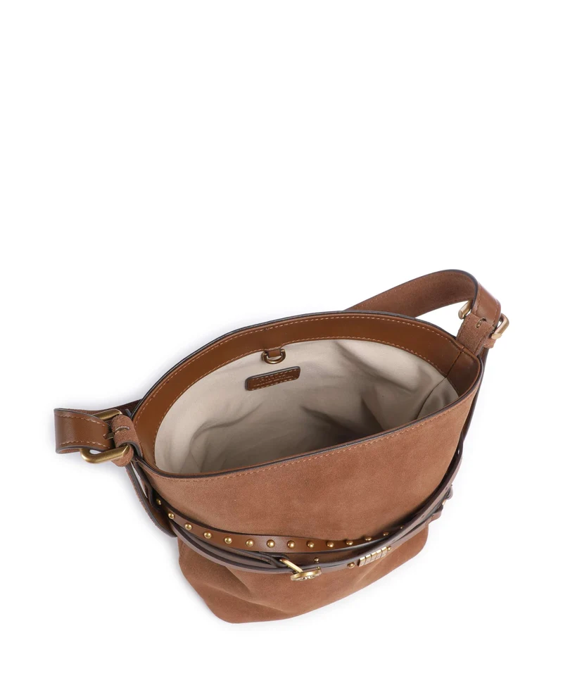 Pinko Belt Mini Sac seau marrone/leone/antique gold