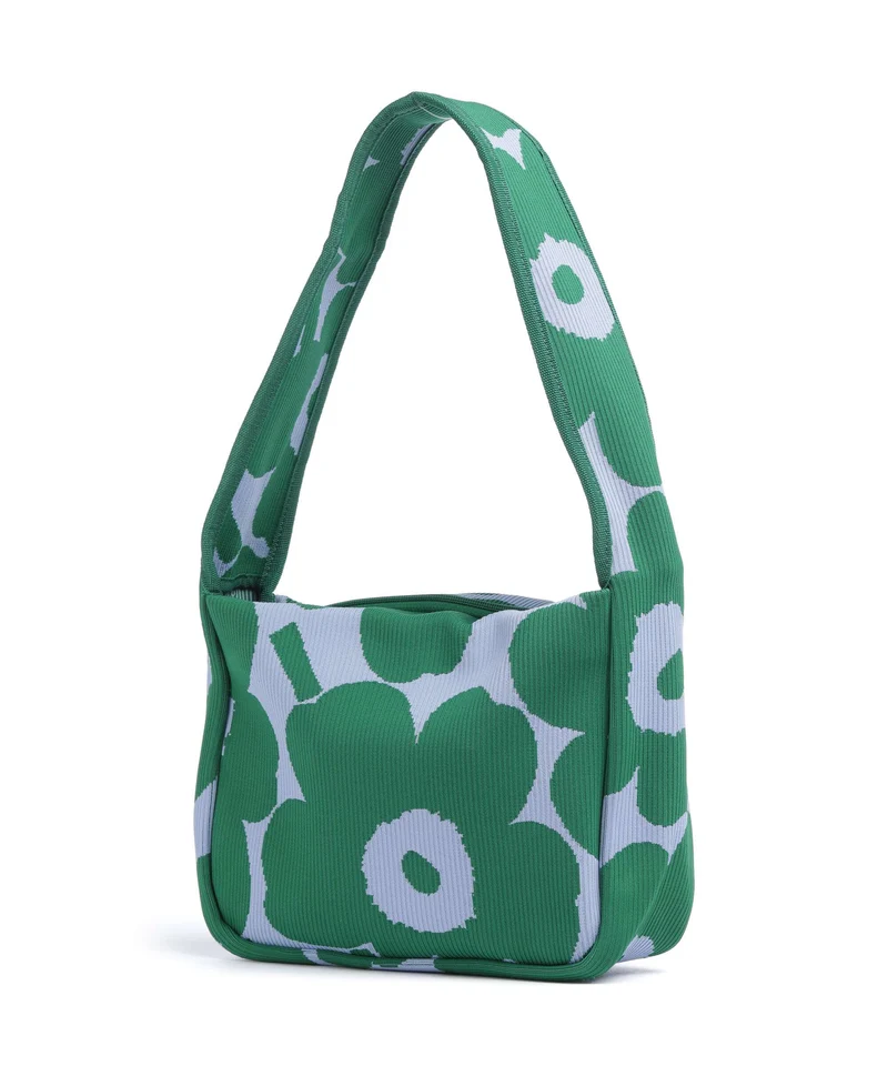 Marimekko Knitted Unikko Sac porté épaule dark green/blue
