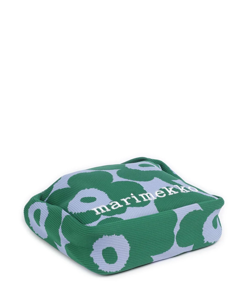 Marimekko Knitted Unikko Sac porté épaule dark green/blue