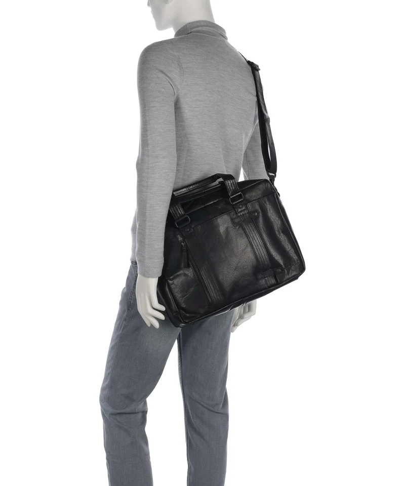 Spikes & Sparrow Bronco Dexter Porte-document black