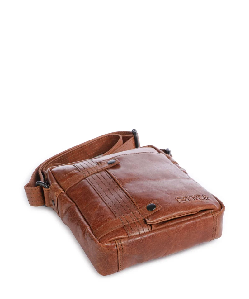 Spikes & Sparrow Bronco Benn Sac bandoulière brandy