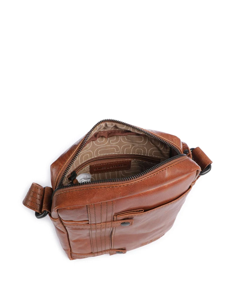 Spikes & Sparrow Bronco Benn Sac bandoulière brandy