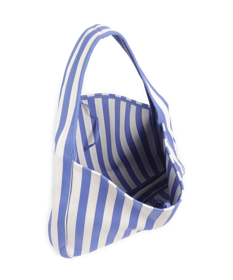 Marimekko Knitted Merirosvo Sac fourre-tout blue/off white