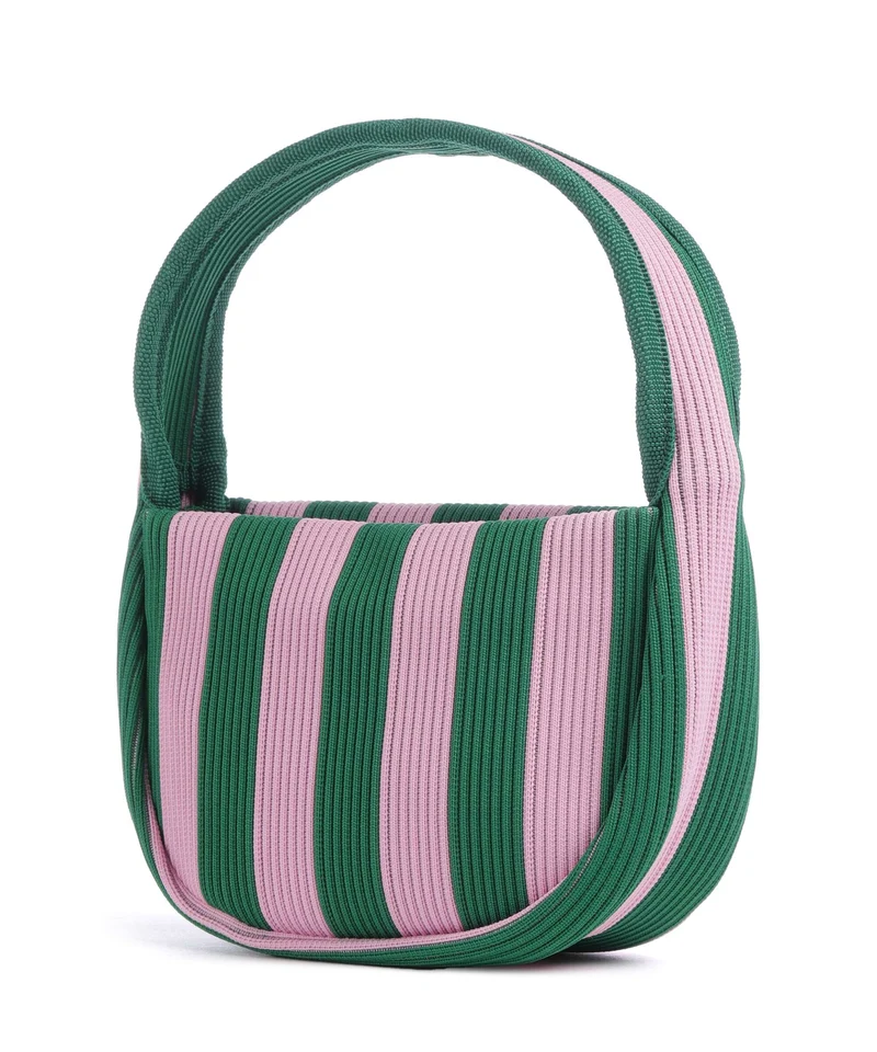 Marimekko Knitted Merirosvo Sac à main pink/dark green