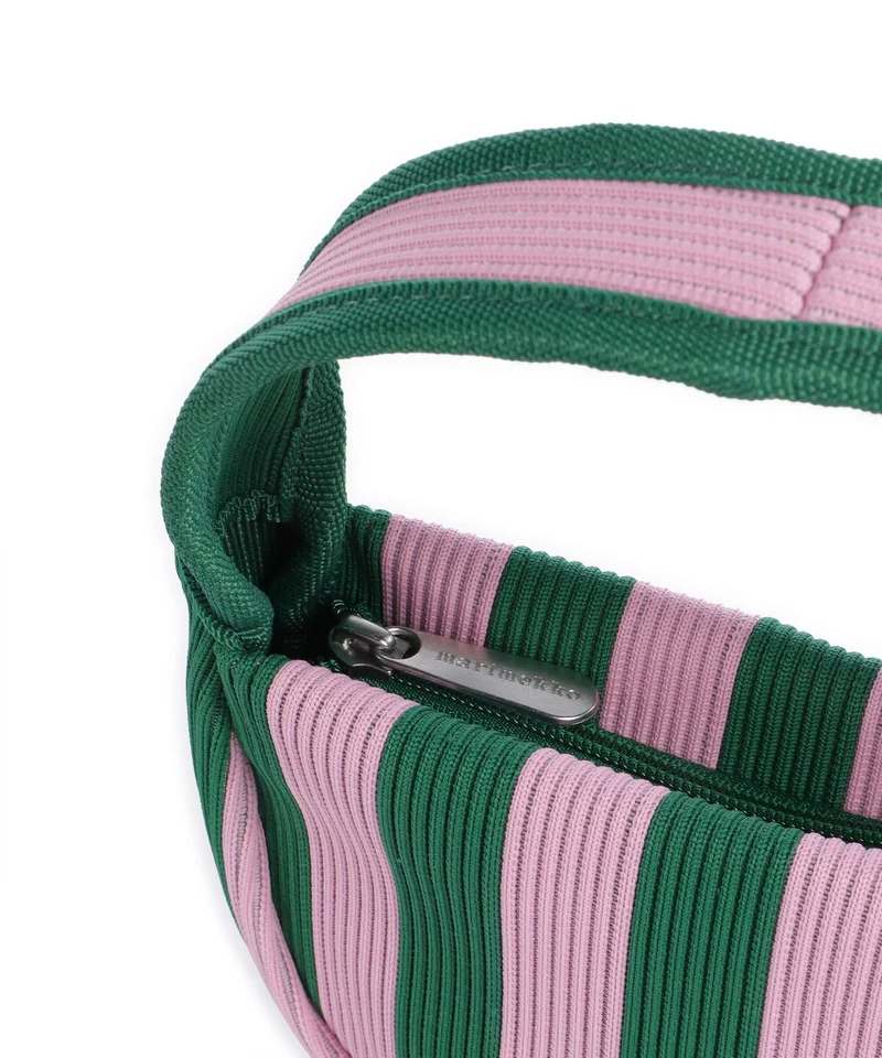 Marimekko Knitted Merirosvo Sac à main pink/dark green