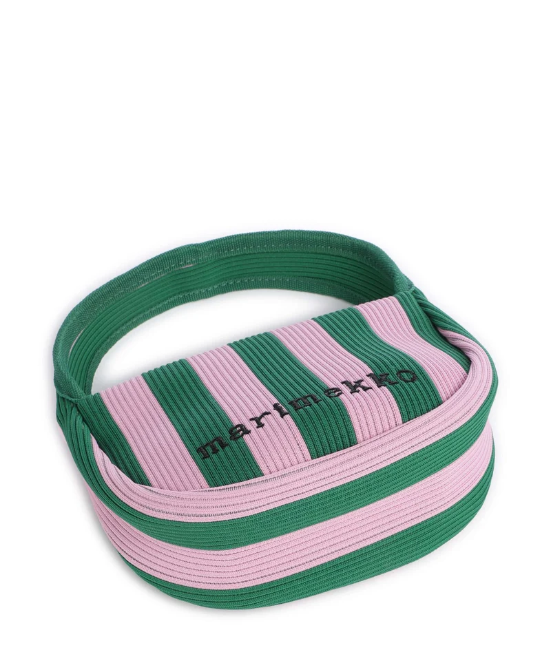 Marimekko Knitted Merirosvo Sac à main pink/dark green