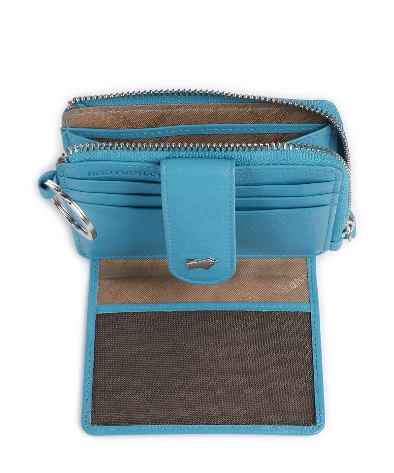 Braun Büffel Joy Étui à cartes crédit indigo blue