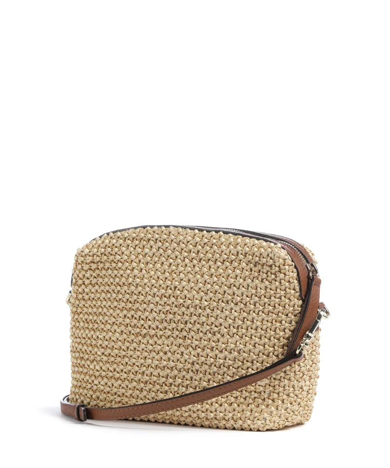 Abro Maglia Raffia Kaia Sac bandoulière natural/nut
