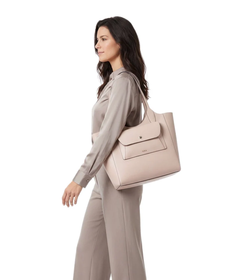 Furla Lea M Cabas anemone pink