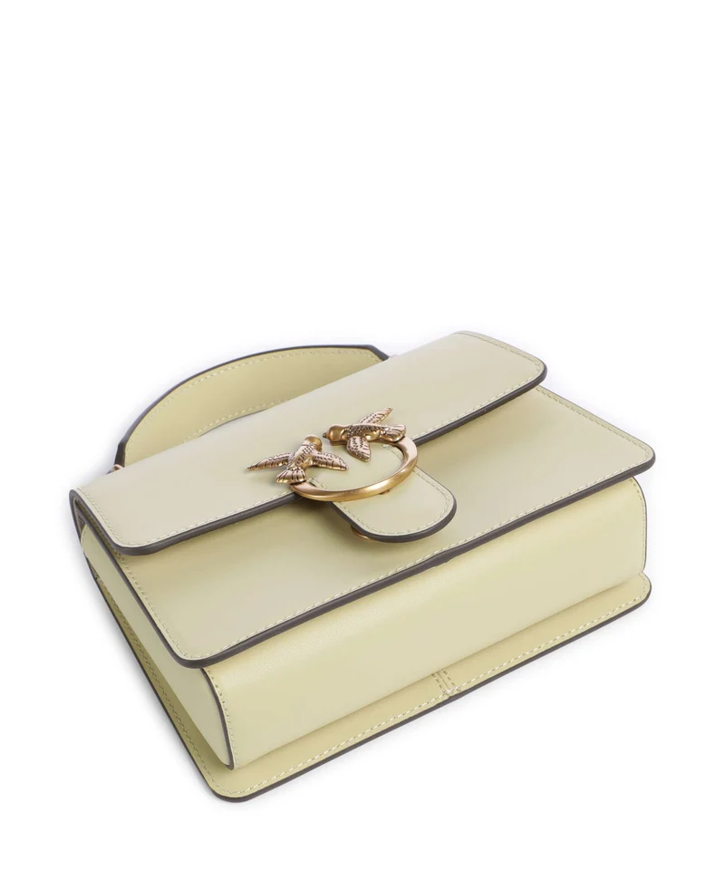 Pinko Love One Mini Sac à main giallo vaniglia/antique gold