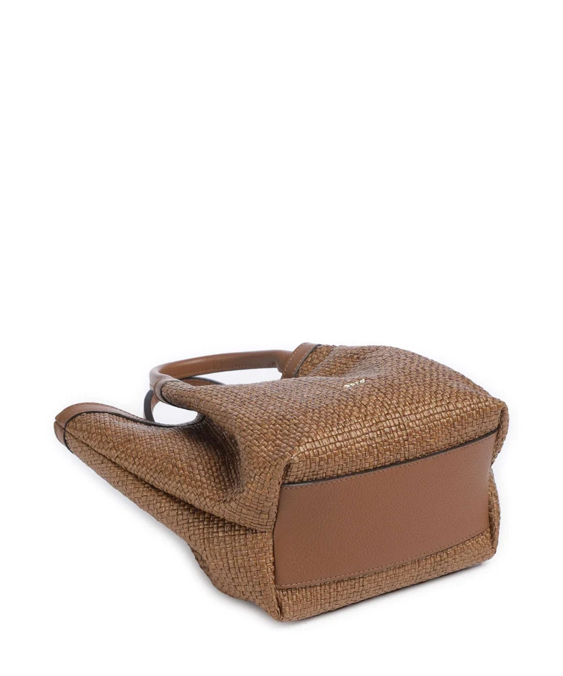 Abro Raffia Intreccio Essential Small Sac à main caramel/cognac