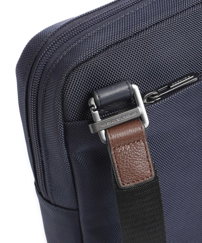 Piquadro Brief 2 Sac bandoulière blue/cognac