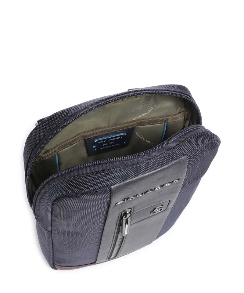 Piquadro Brief 2 Sac bandoulière blue/cognac