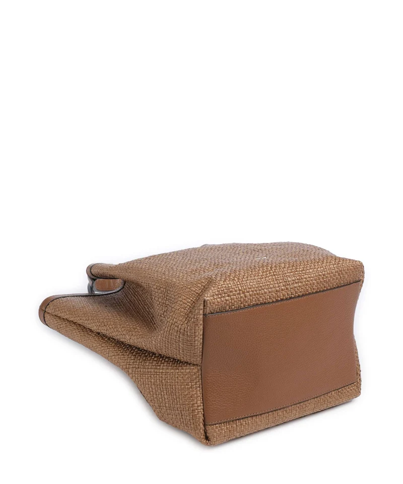 Abro Raffia Intreccio Essential Medium Sac à main caramel/cognac
