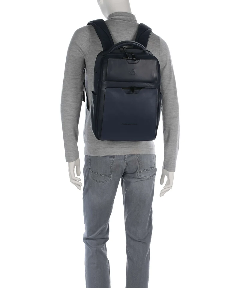 Piquadro Ael Sac à dos d'ordinateur blue