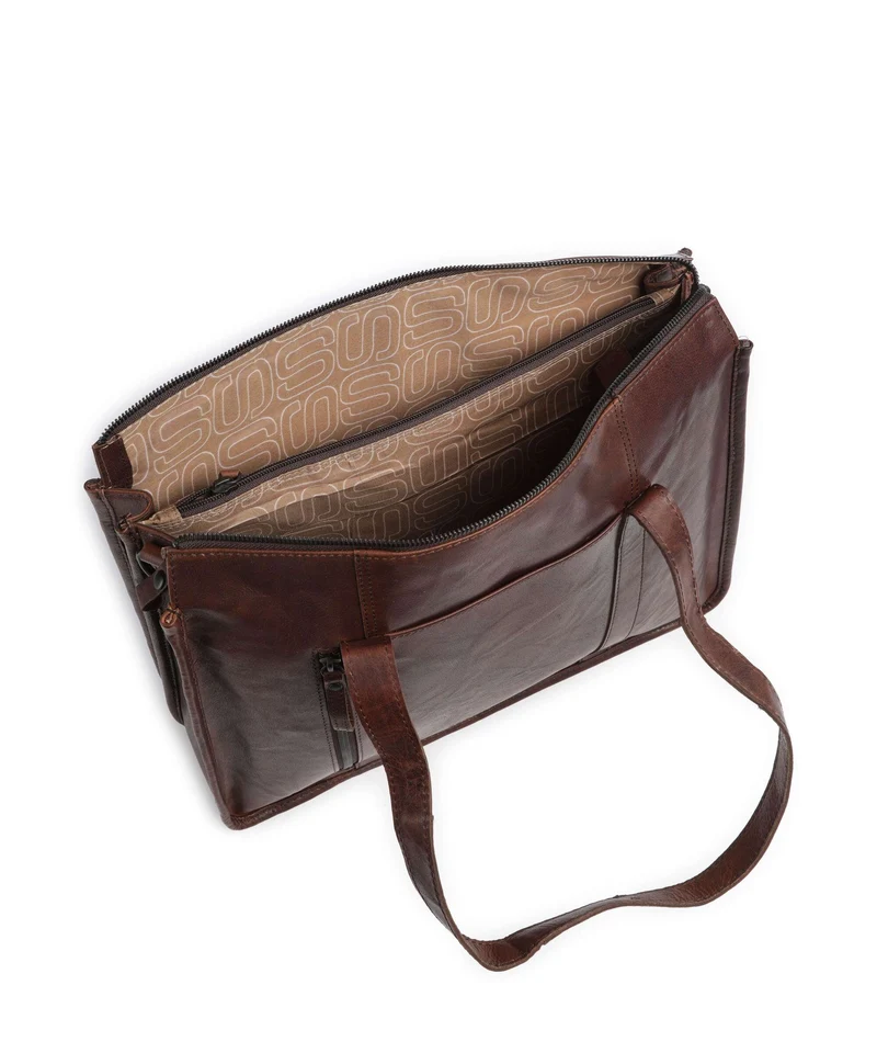 Spikes & Sparrow Bronco Catrenia Cabas dark brown